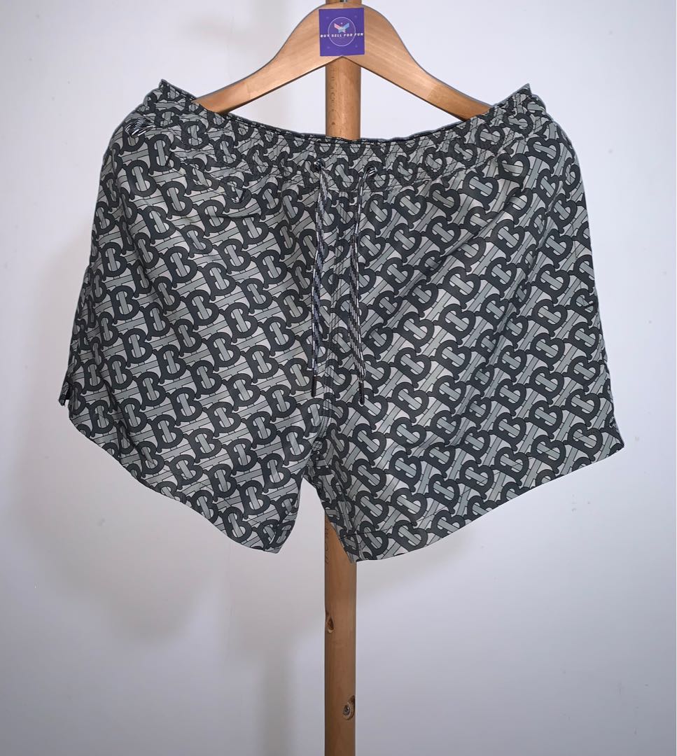 Burberry swimsuit grey deals