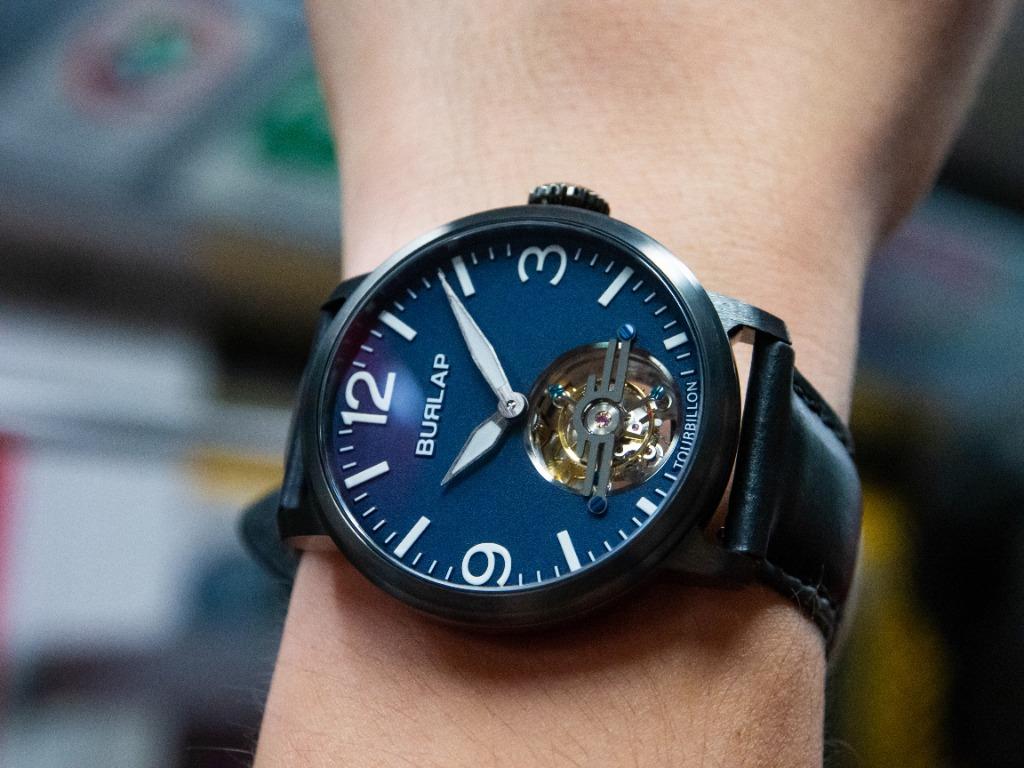 Burlap tourbillon on sale