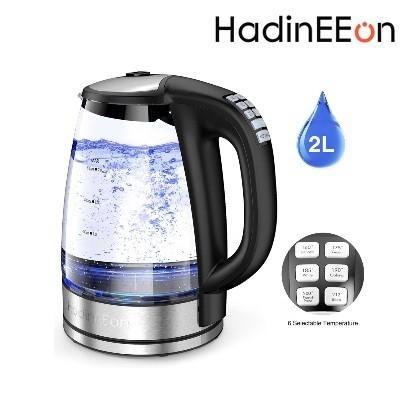 Stainless Steel Double Wall Electric Kettle Water Heater for Tea Coffee  w/Auto Shut-Off and Boil-Dry Protection, 2.3L - AliExpress