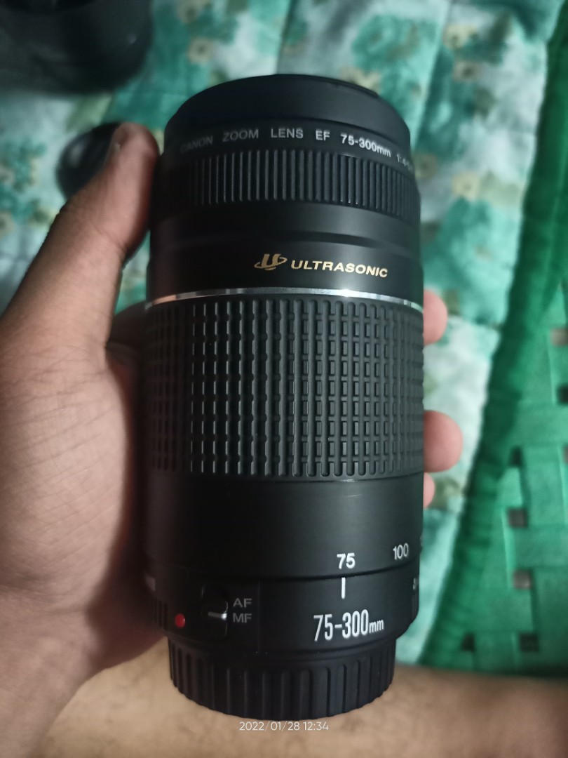 Canon Ultrasonic 75 300mm Photography Lens Kits On Carousell
