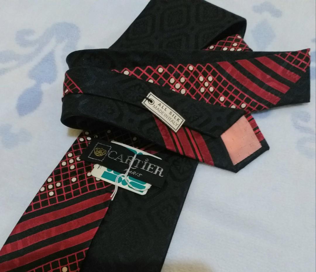 *Cartier Tie, Men's Fashion, Watches & Accessories, Ties on Carousell