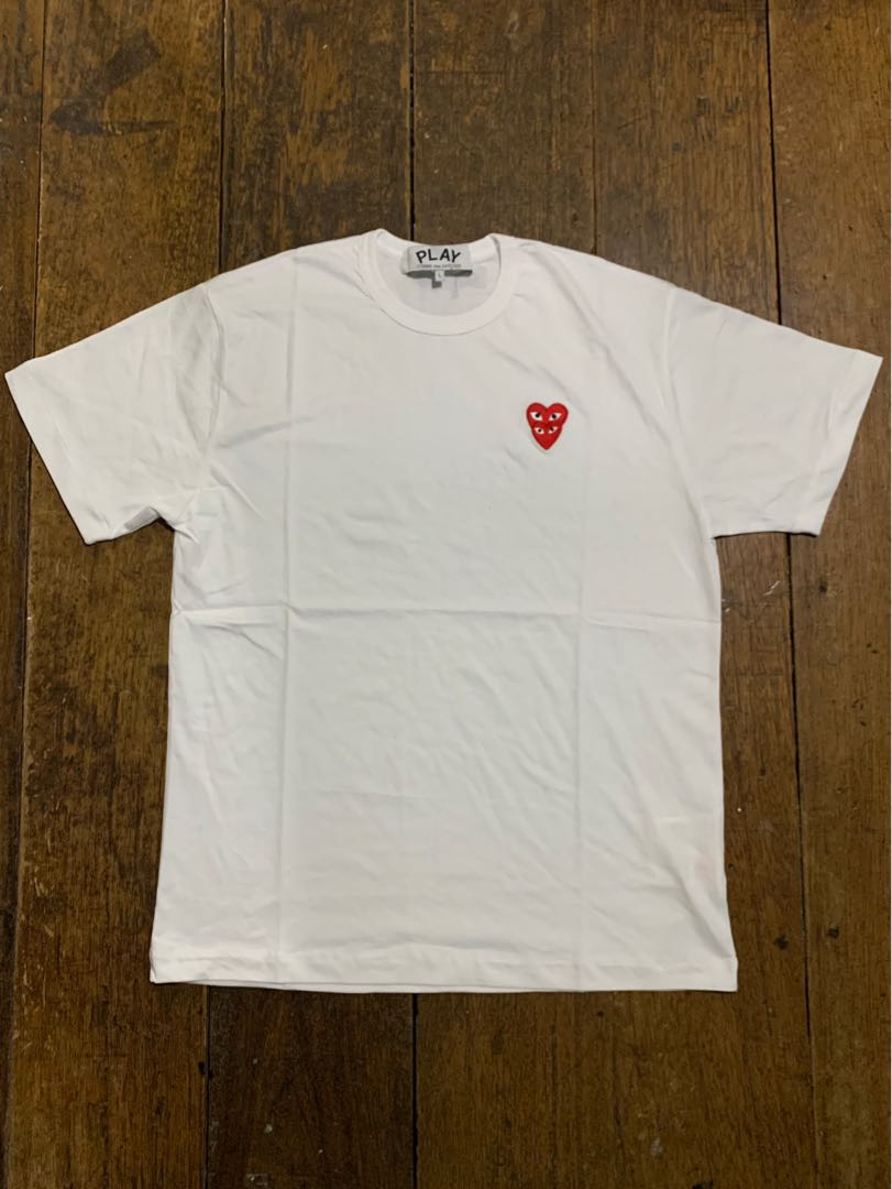 CDG Play Double Heart Tee second 