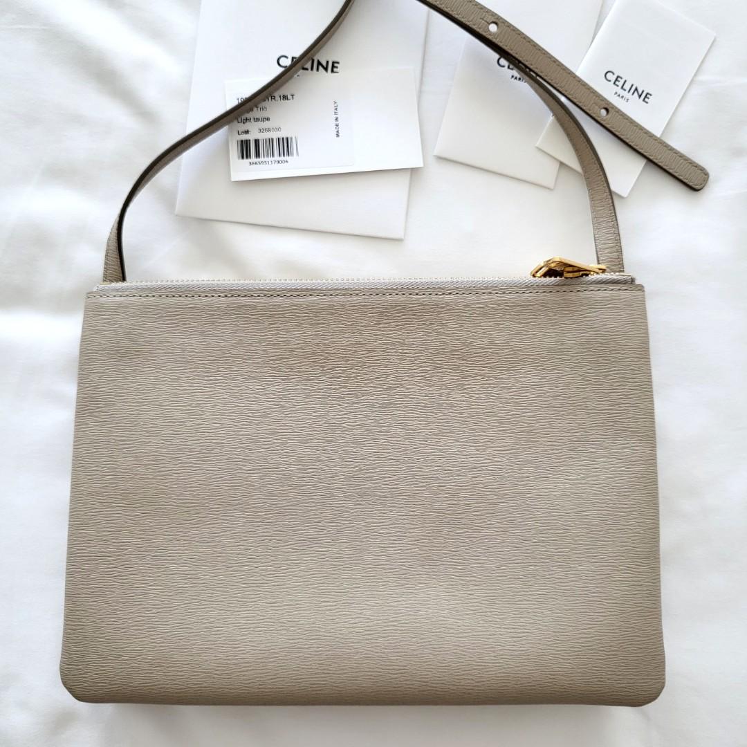 Celine trio taupe hot sale