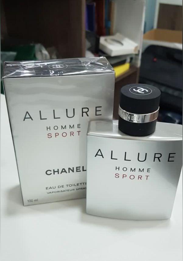 Chanel Allure Homme Sport Cologne 100ML Original Tester, Beauty