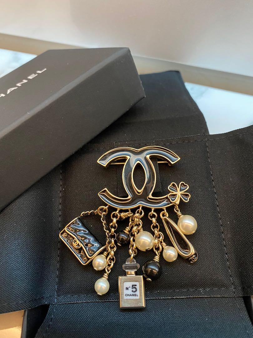 Chanel Lucky Charm Brooch, Luxury, Accessories on Carousell