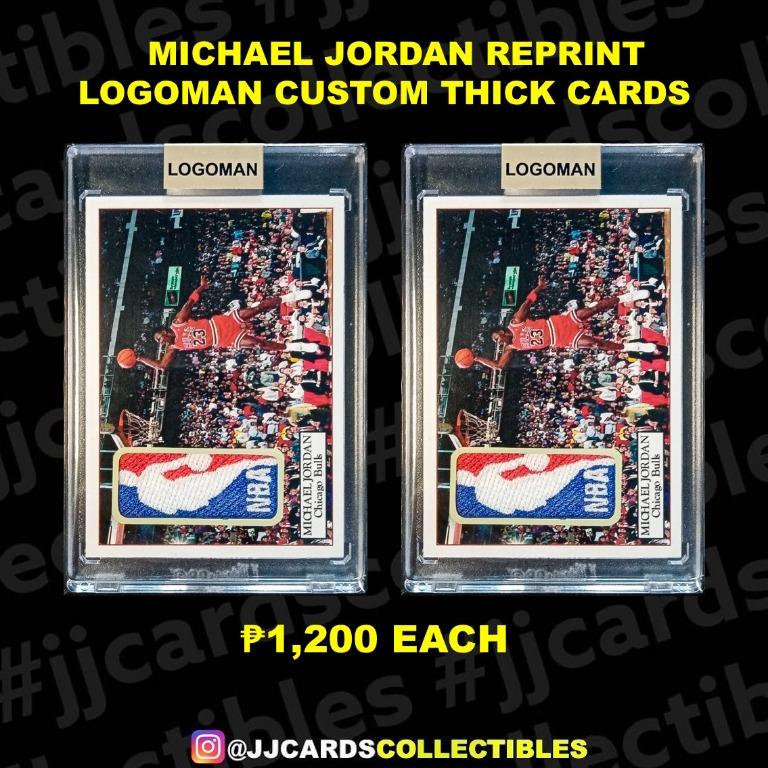 CHINESE NEW YEAR BIG SALE Michael Jordan Reprint Logoman Custom Thick NBA Cards