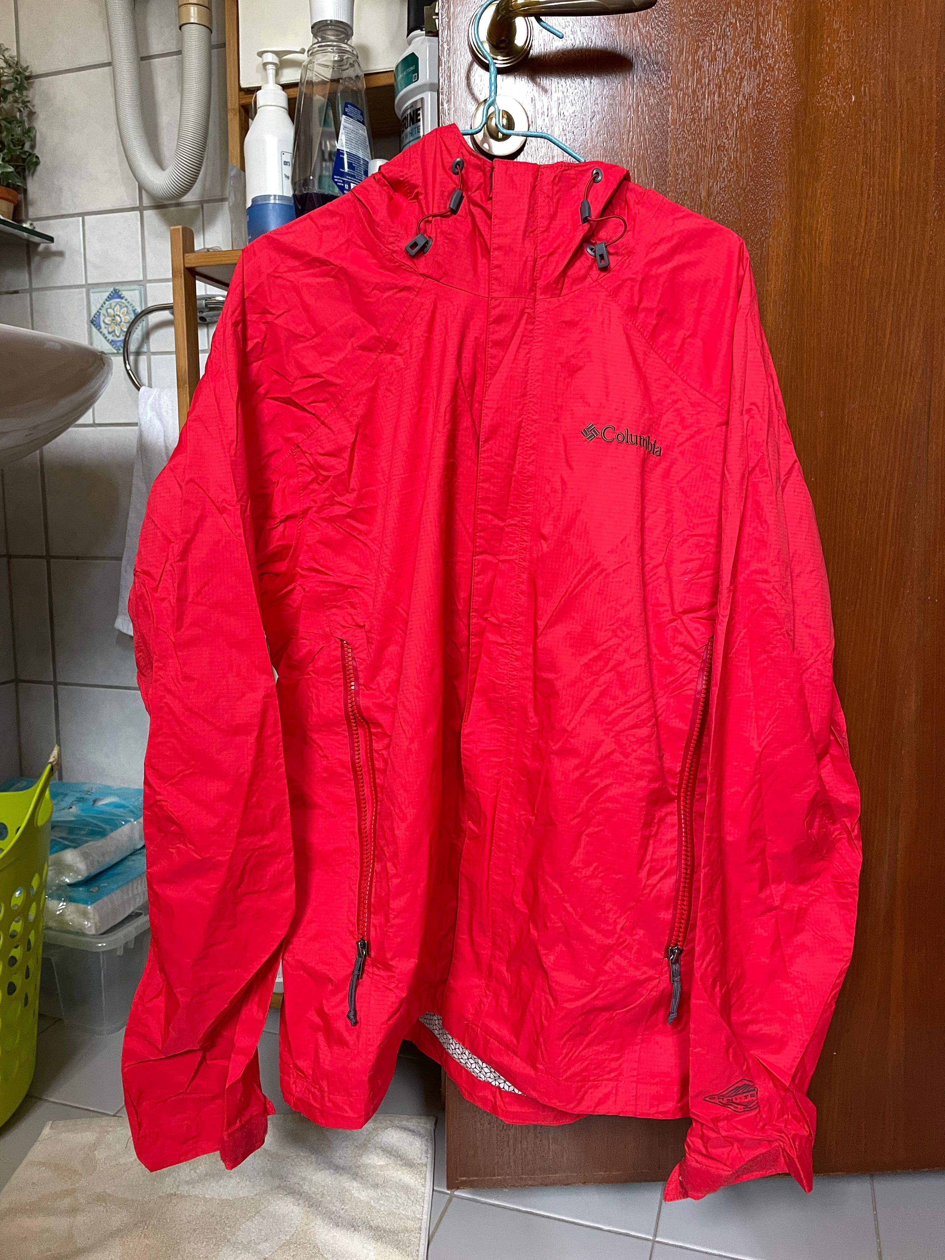 Red columbia rain jacket new arrivals