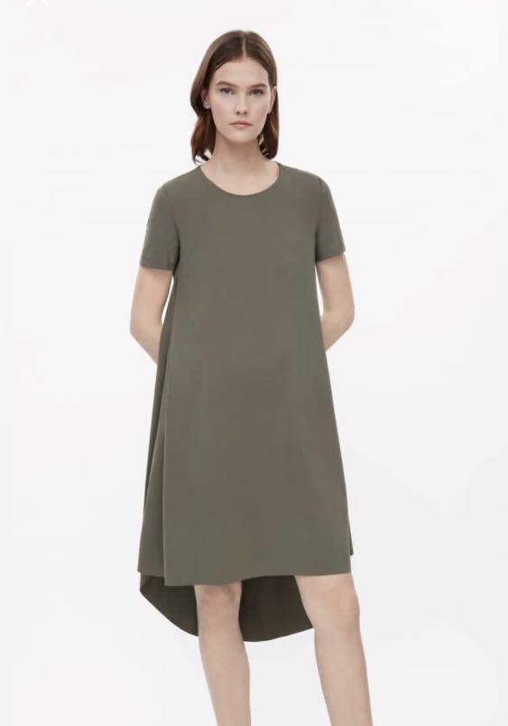 Cos online khaki dress