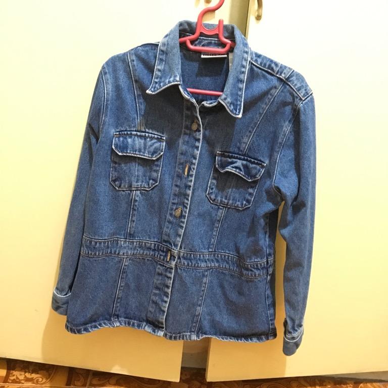 Bill blass denim jacket store