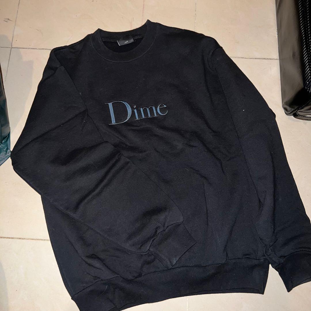 ◇DIME Classic Logo Crewneck XXL ブラック - www.stedile.com.br