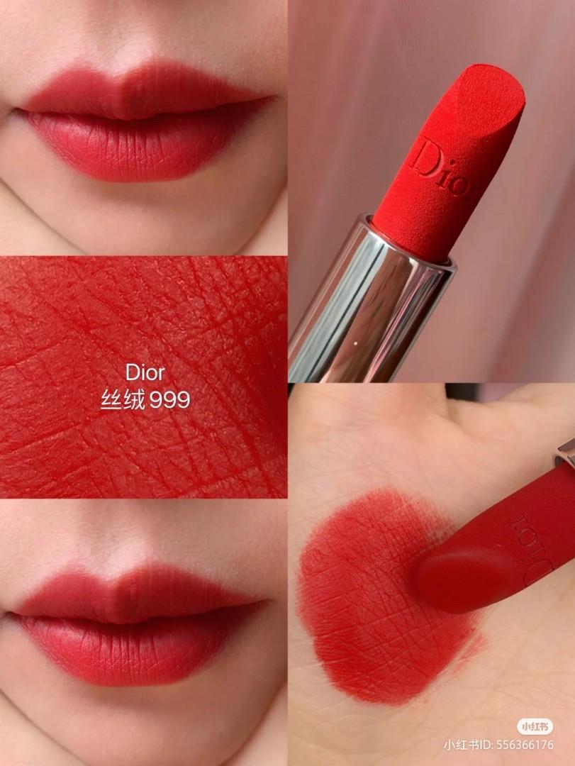 Son Dior Rouge Dior Limited Edition 999 Velvet  Màu Đỏ Tươi  Vilip Shop   Mỹ phẩm chính hãng