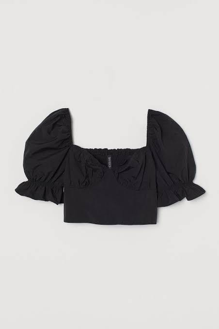 Divided by H&M puff top, Women's Fashion, Tops, Blouses on