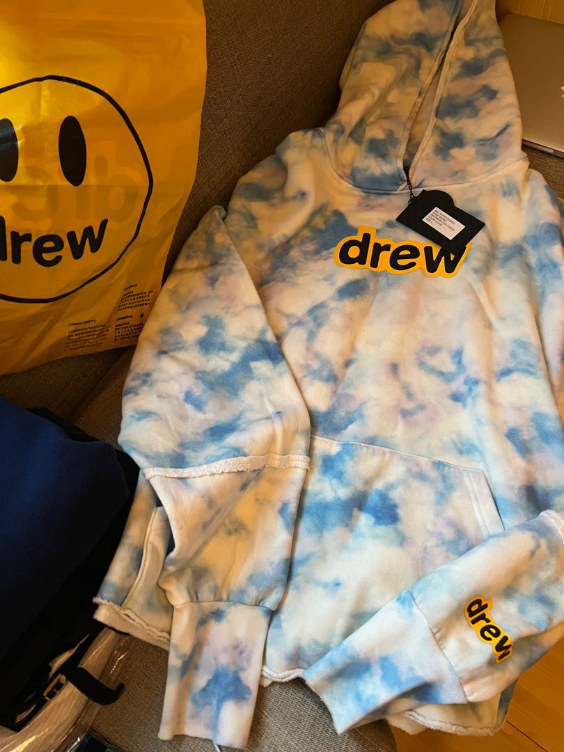 Drew house secret deconstructed hoodie Cloud （ Size L）, 男