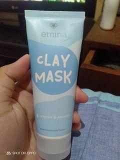 Emina clay mask soothe and smooth masker wajah masker clay masker perawatan masker muka