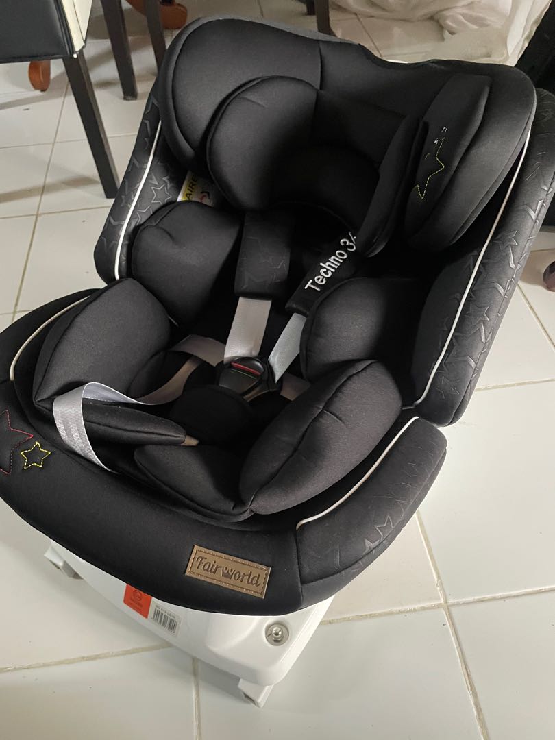 Fairworld Car seat rotate 360 ISOFIX Babies Kids Going Out