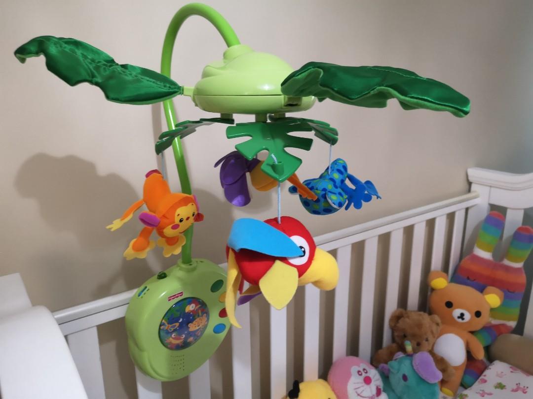 Fisher price rainforest cot mobile cheap