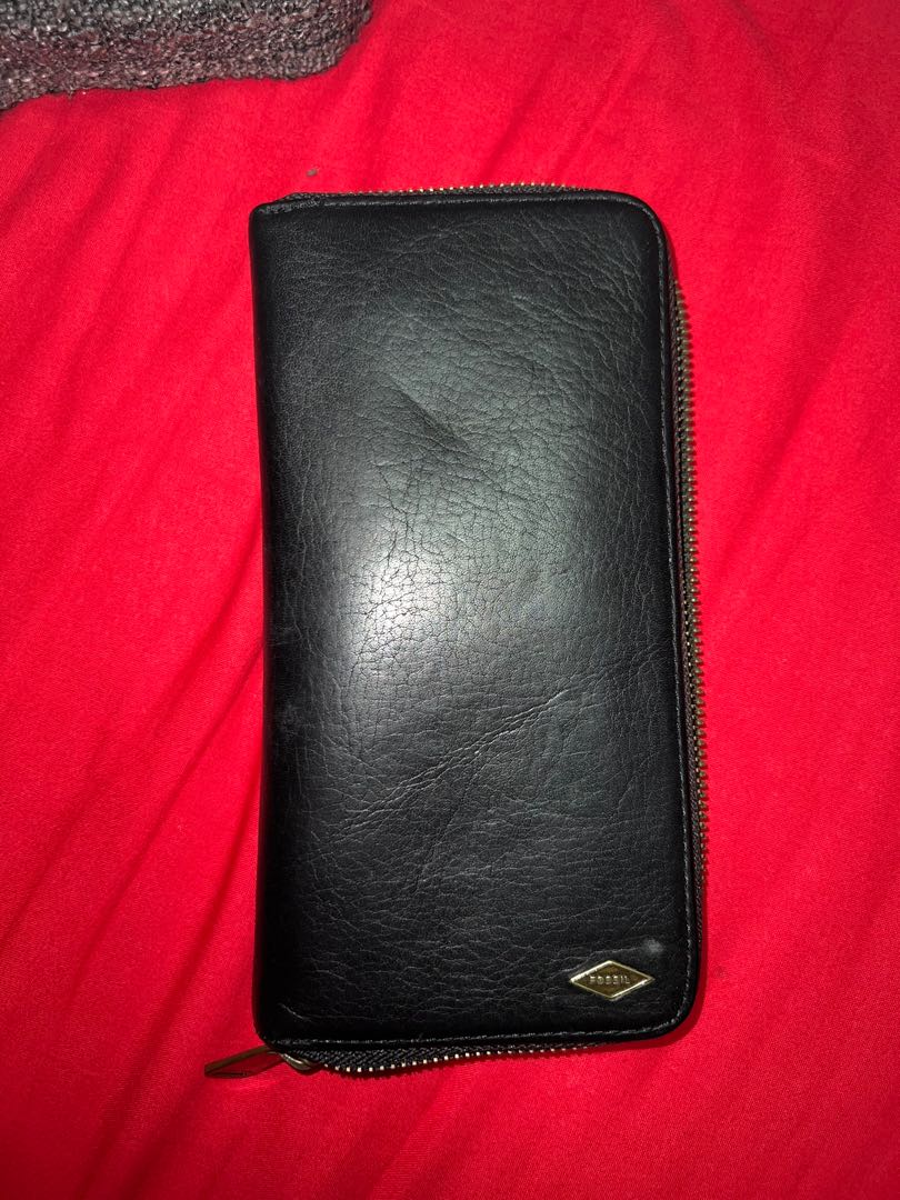 Fossil Men Long Wallet, Men's Fashion, Watches & Accessories, Wallets