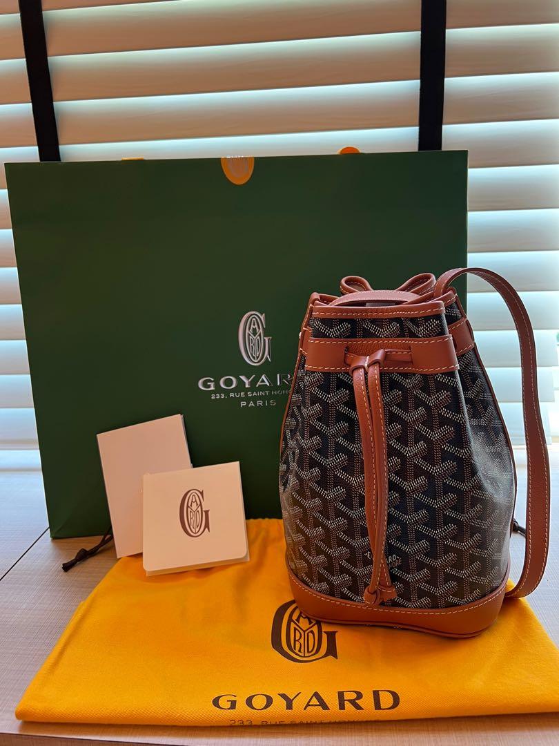 Goyard Petit Flot Bucket Bag [Full Set], Luxury, Bags & Wallets on