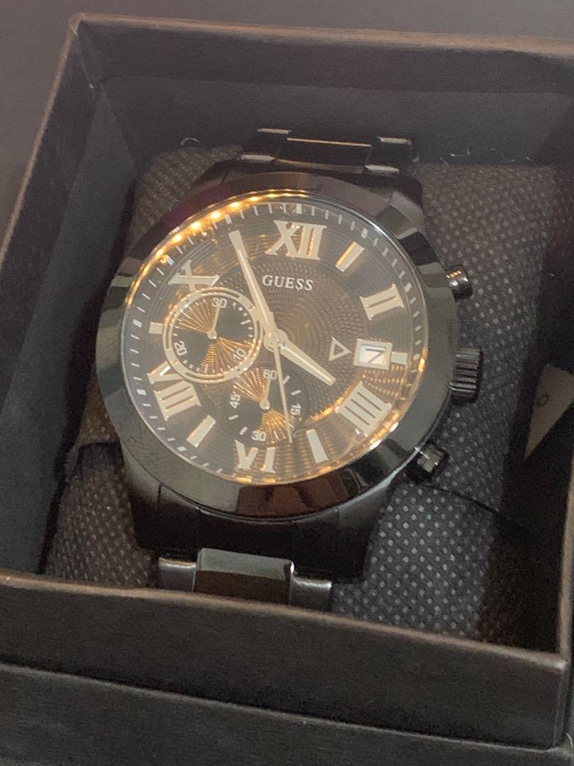 Guess Black watch, Luxury, Watches on Carousell