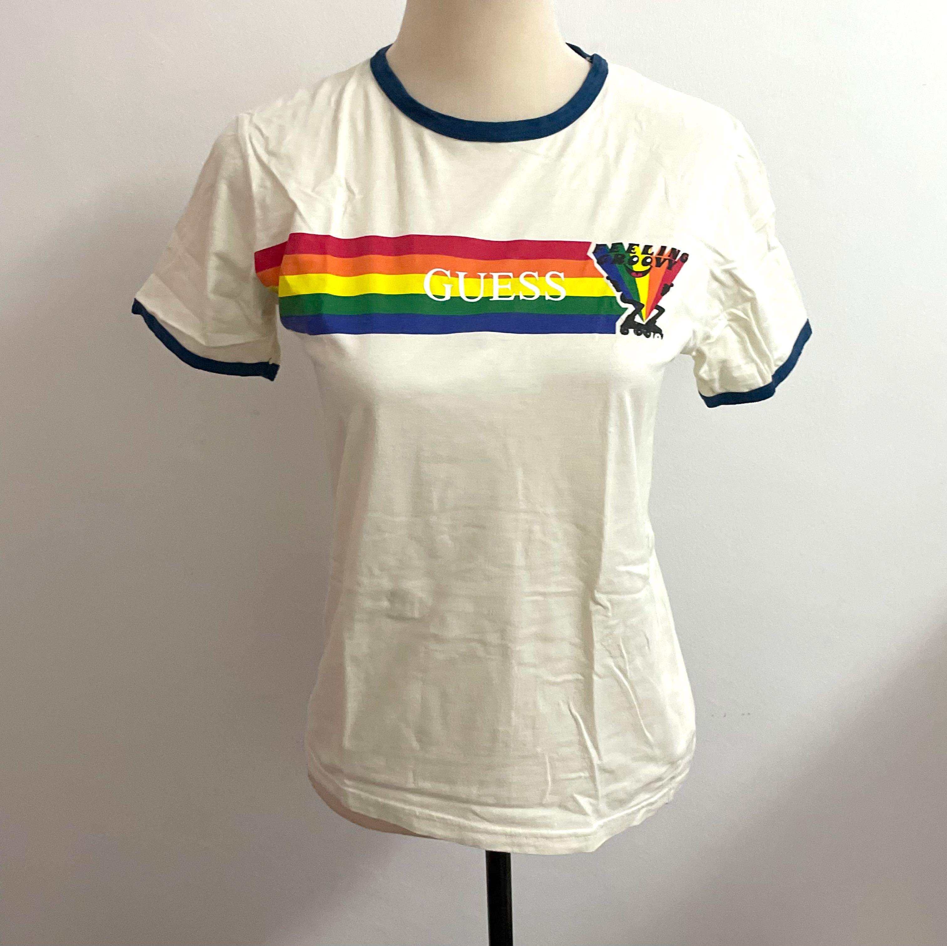 Guess ringer tee discount