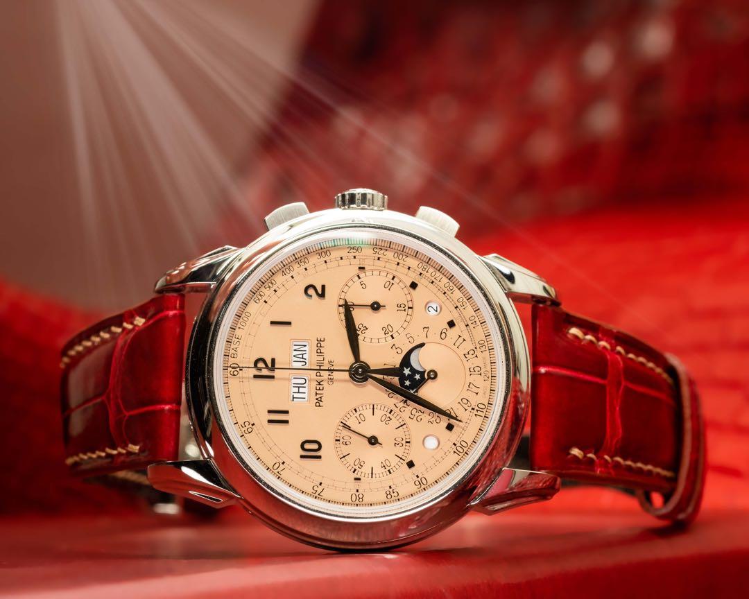 Handmade Handstitched Watch Strap In Blood Red Crocodile Leather
