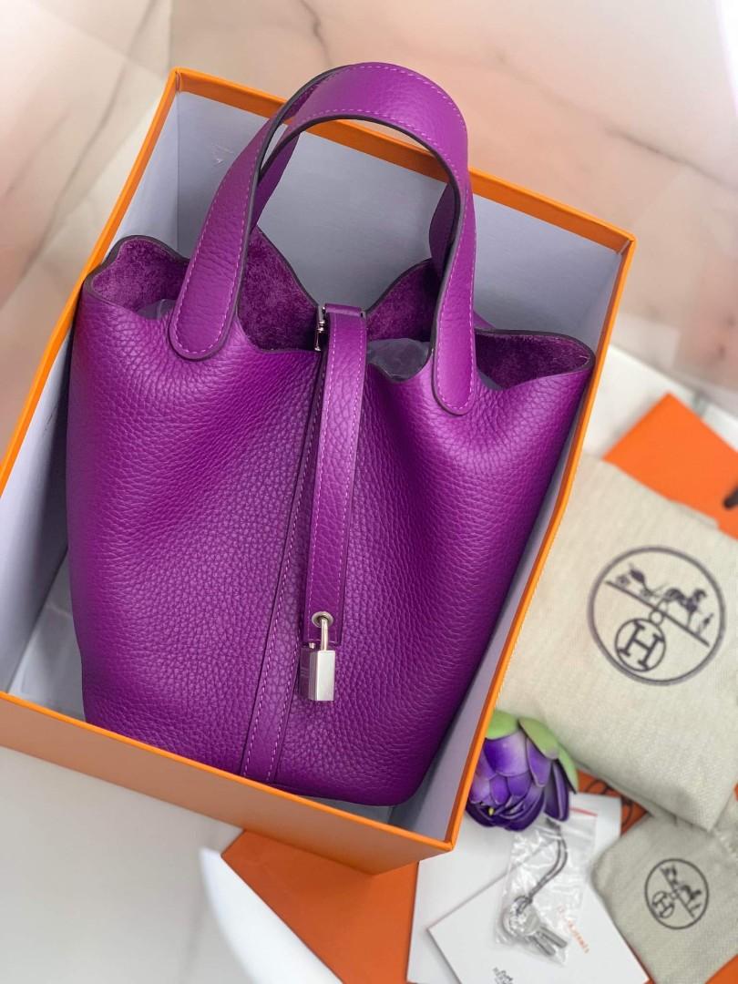 purple #colors #hermes #picotin18 #instacool #blogger #luxury