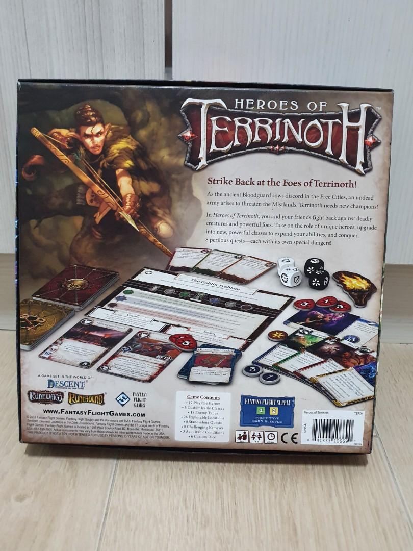 Heroes of Terrinoth board game, Hobbies & Toys, Toys & Games on Carousell
