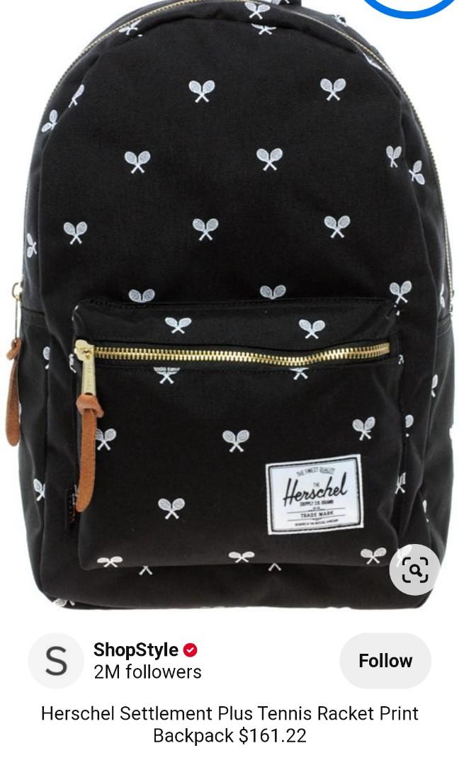 embroidered herschel backpack
