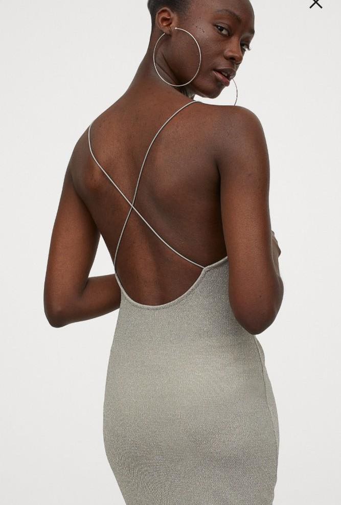 H&m 2025 backless dress