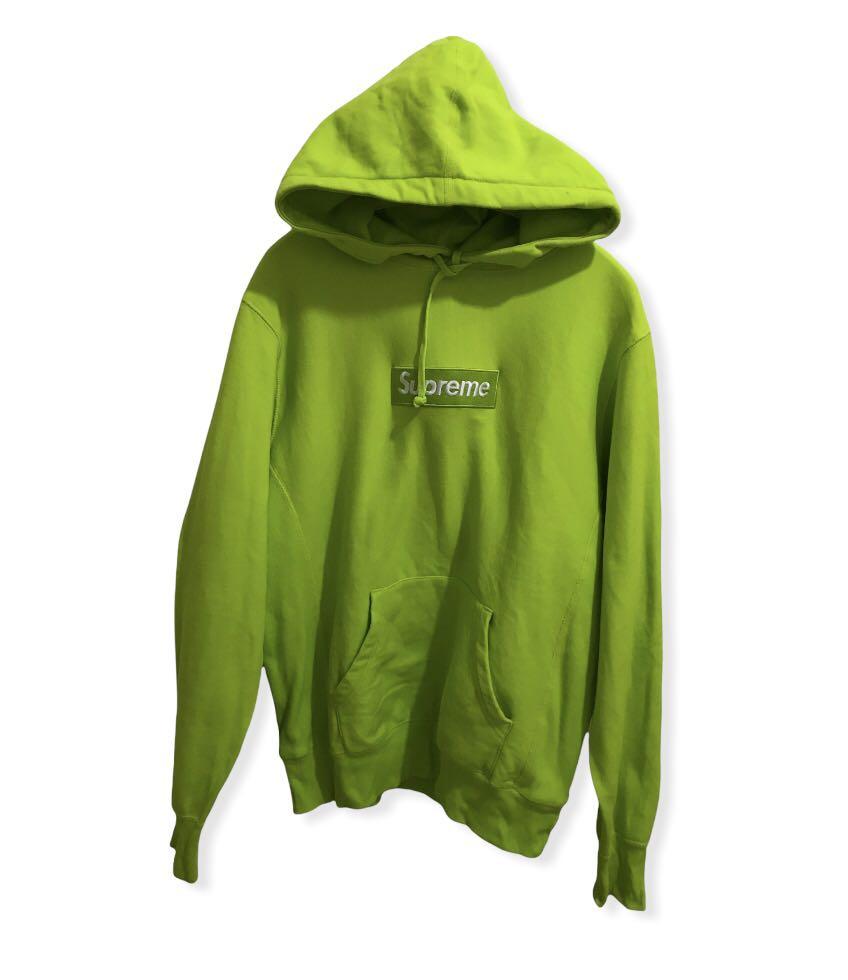 supreme neon hoodie