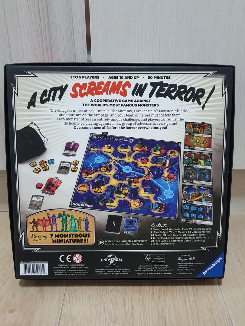 Horrified Board Game, Hobbies & Toys, Toys & Games on Carousell