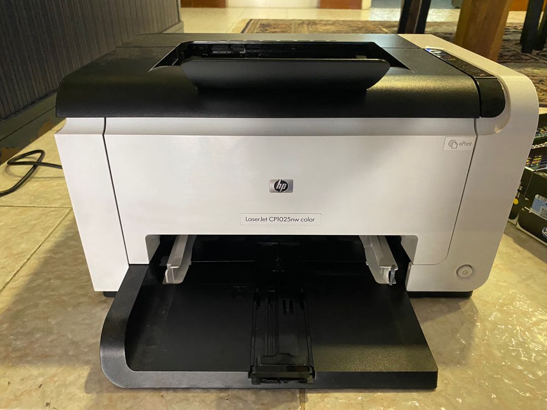 HP 10125nw colour laser printer, Computers \u0026 Tech, Printers, Scanners \u0026  Copiers on Carousell