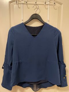 Initial size 2 Lake blue too, back spine sleeve chiffon transparent64205751177729110