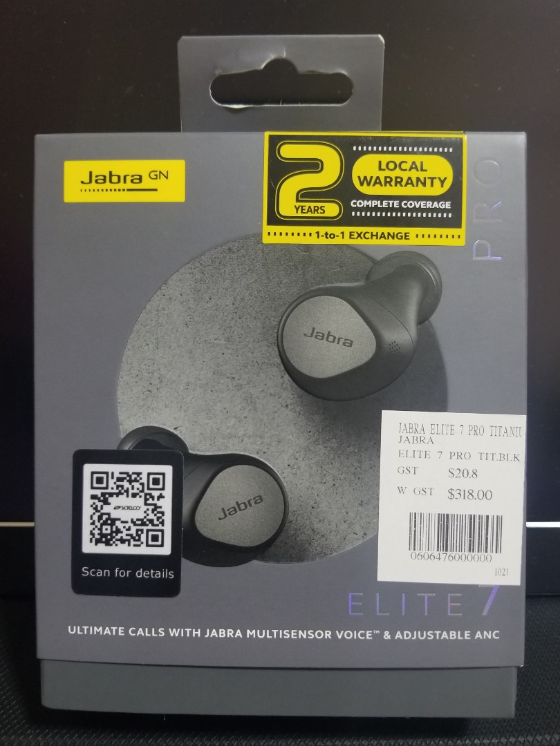 JABRA ELITE 7 PRO | Titanium Black | BNIB with valid receipt, Audio ...