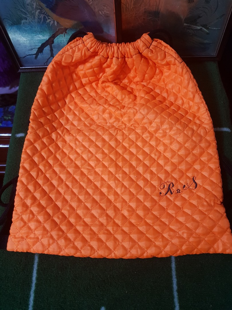 Japan surplus string backpack , beach bag or cycling bag 15 x 13 inches, Women's Fashion, Bags