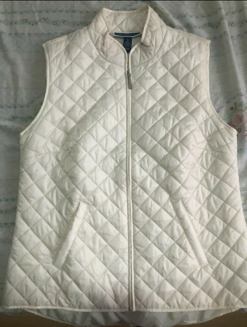 Karen Scott Puffer Jacket Vest, Women's Fashion, Coats, Jackets and ...