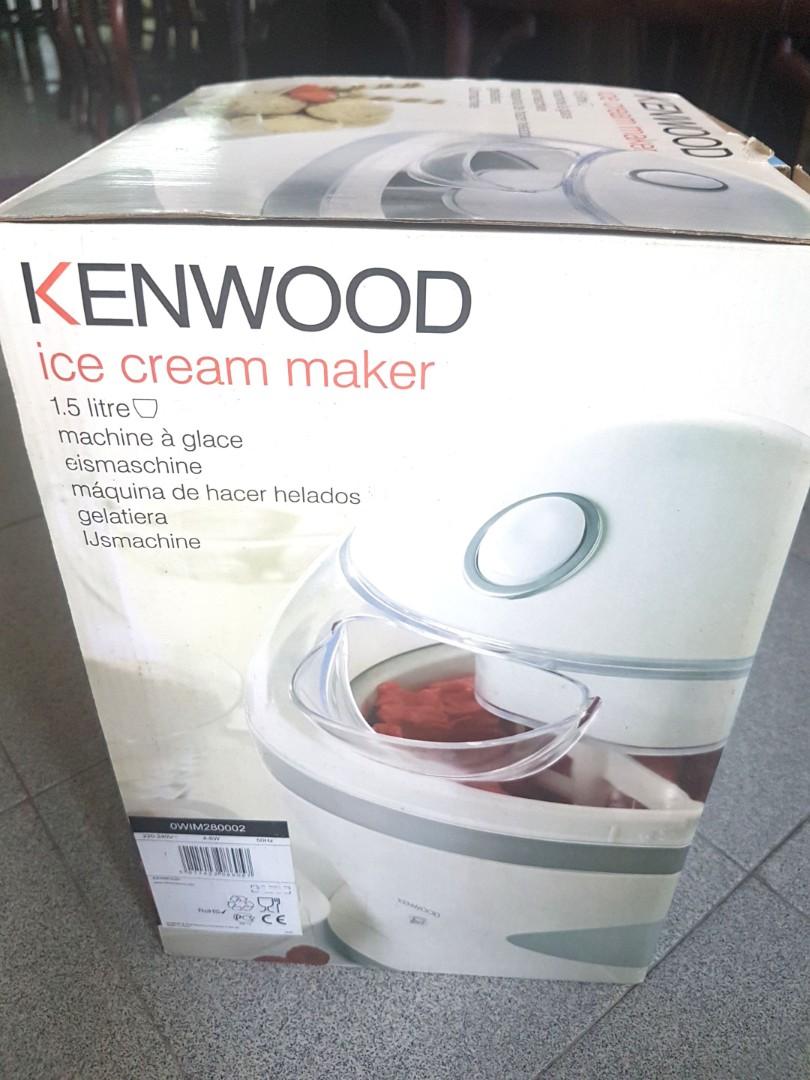 Kenwood ice cream maker IM280, TV & Home Appliances, Kitchen Appliances, Icecream Makers on