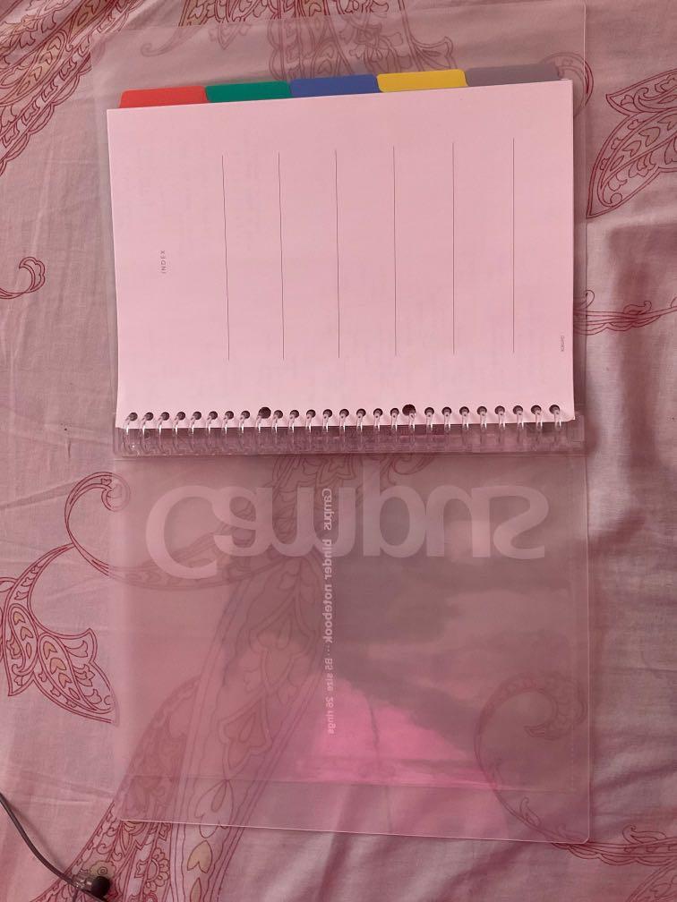 Kokuyo Campus Binder (B5 26 rings) FREE MUJI PAPER, Hobbies & Toys