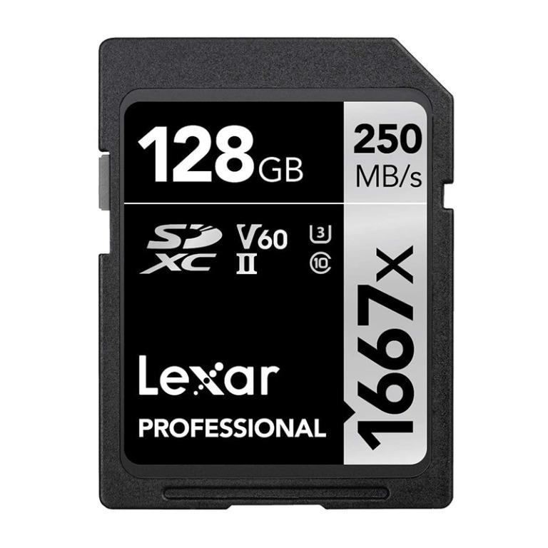 Lexar Professional SDXC 128GB 1667x UHS-II Memory Card LSD128CB1667 (Category: Hard Disks & Thumbdrives) located in San Juan City. Submitted by princessshyph (Listing ID 1140335708, Image 2). Description: Flash memory type SDXC Colour Black Hardware interface SDHC Secure digital association speed class Class 10 Get high-speed performance with UHS-II technology (U3) for a read transfer speed up to 250MB/s (1667x), up to 120MB/s write Captures high