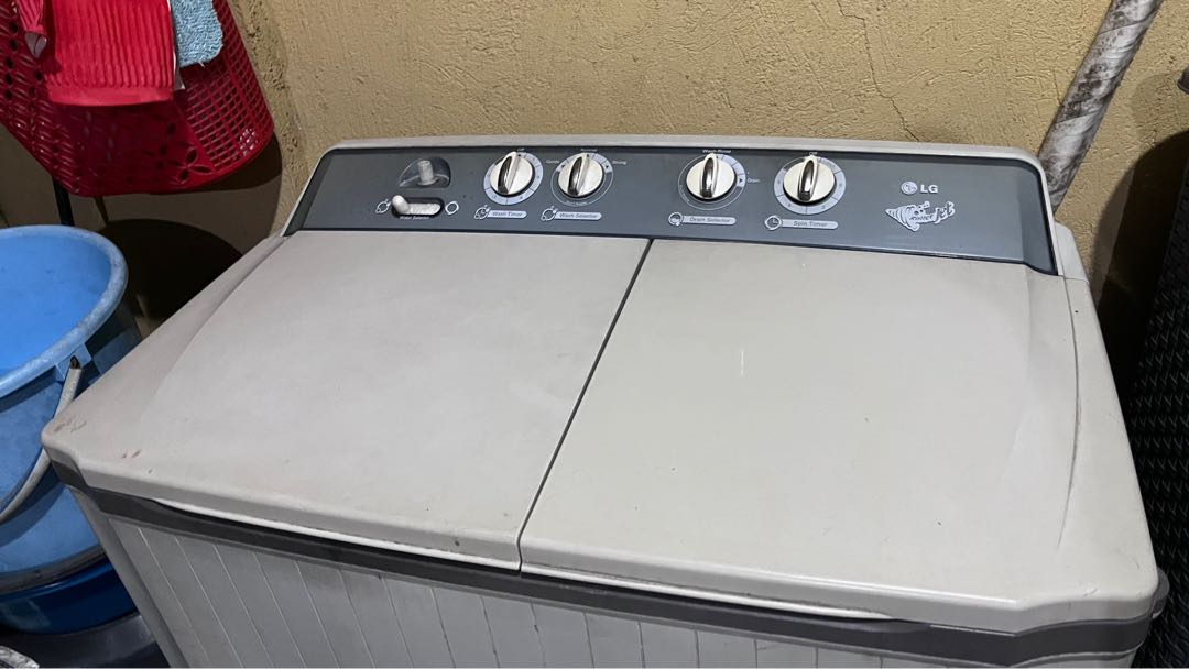 LG Twin Tub Turbo Jet Washing Machine TV Home Appliances