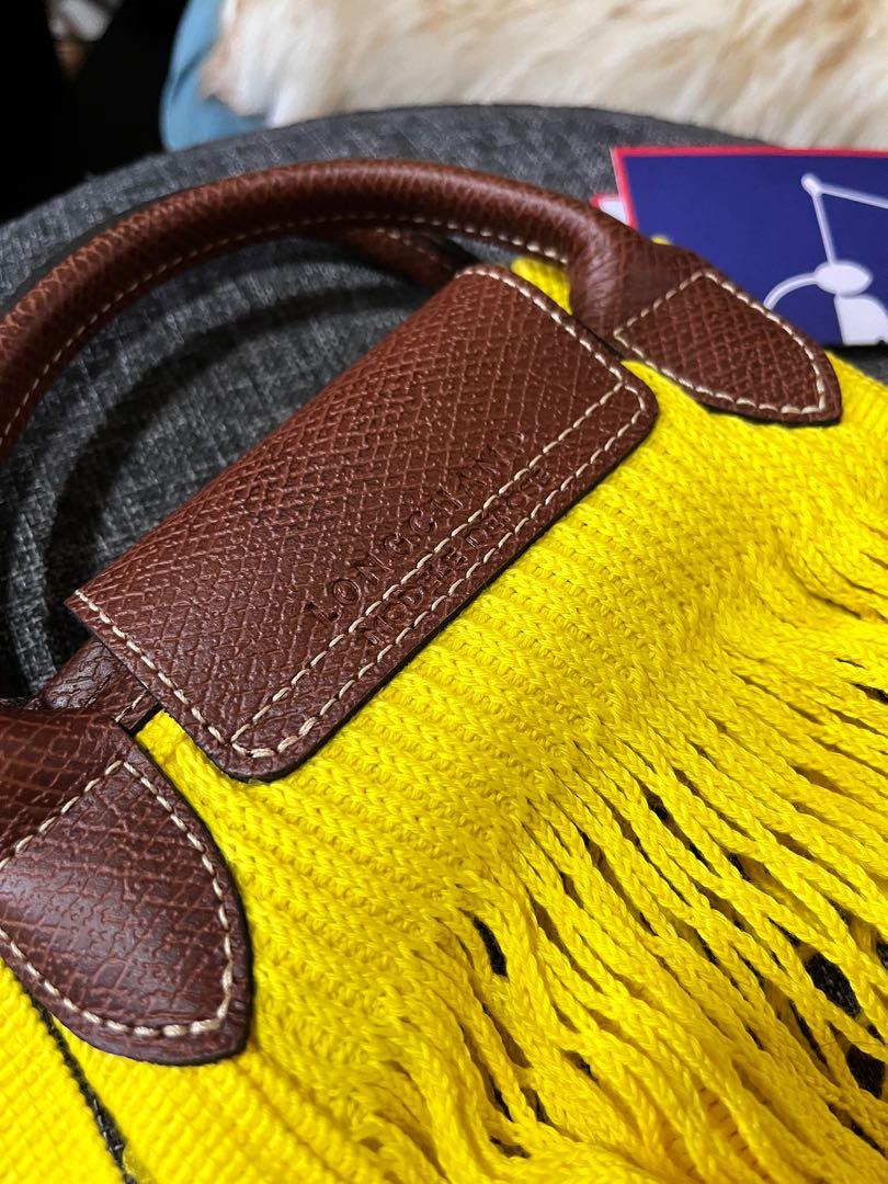 Longchamp, Bags, Longchamp Le Pliage Filet Top Handle Bag Emily In Paris  New Release Nib