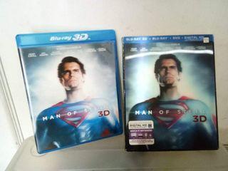 Man of Steel Superman DVD Bluray Blu-ray 3D