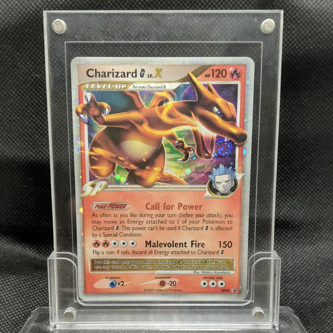 POKEMON CARD CHARIZARD G LV. LVL X PSA 4 SP D&P BLACK S