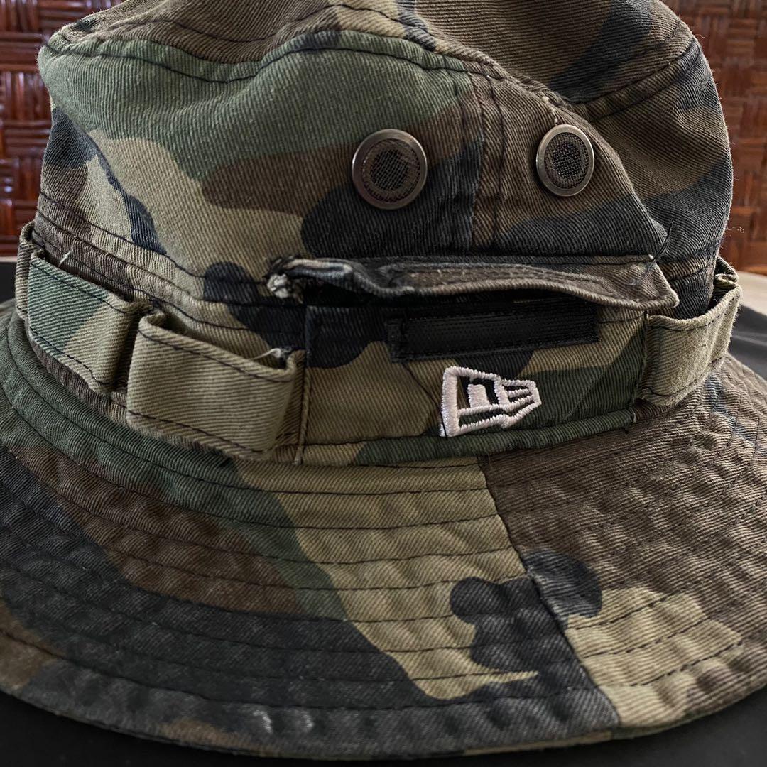 New Era Camo Bucket Hat, Men's Fashion, Watches & Accessories, Caps & Hats  on Carousell