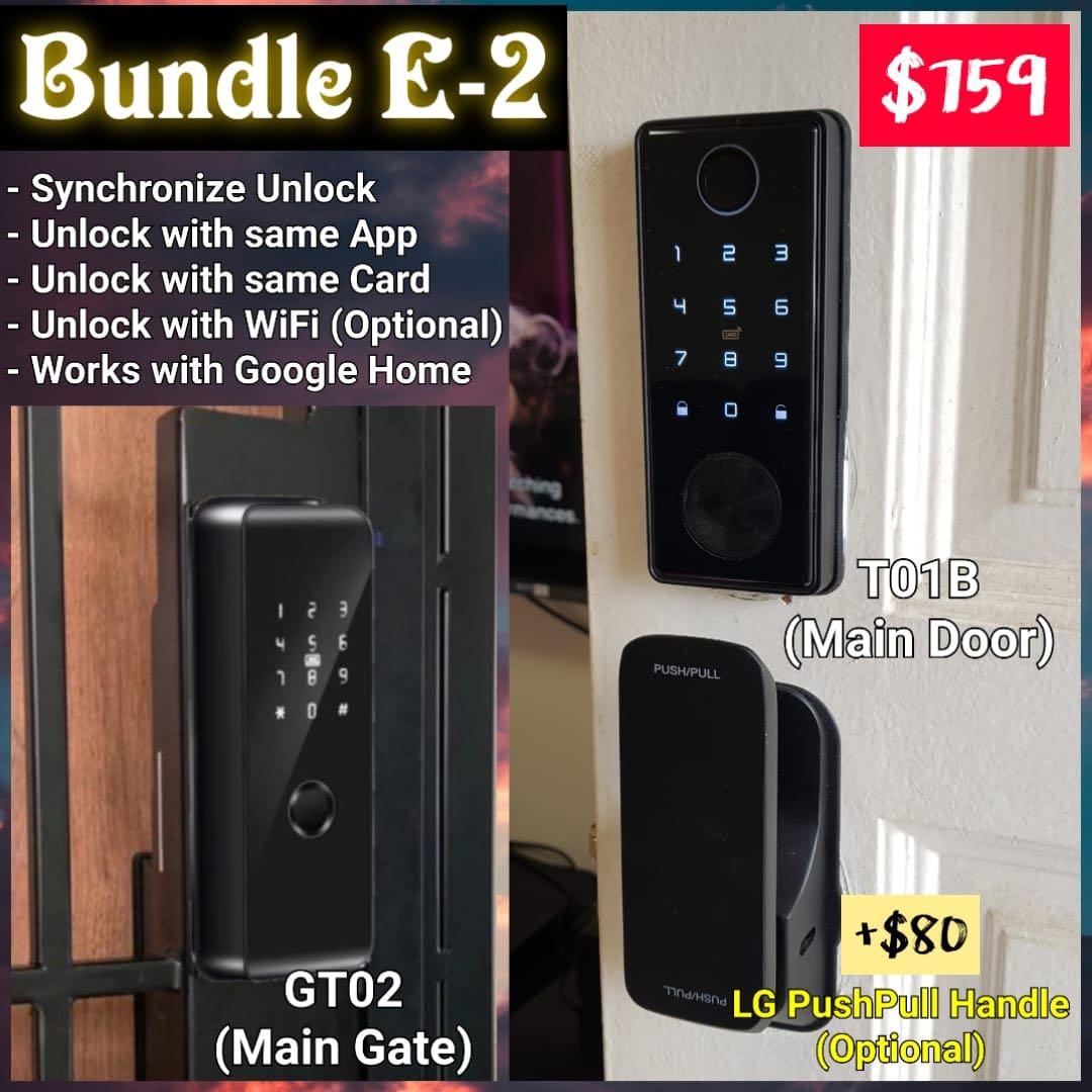 (GENESIS) Newest S360B 6-in-1 Smart Bluetooth WiFi Biometric Motorised ...