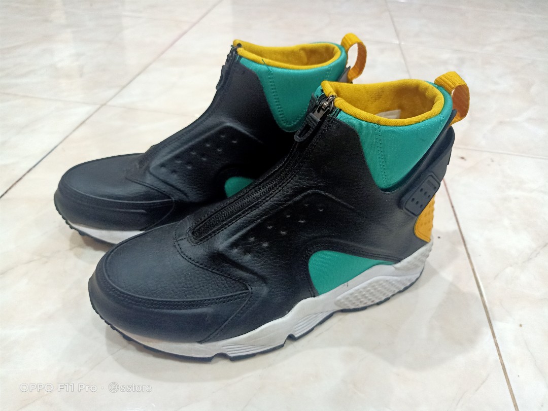 Air huarache run mid yellow clearance