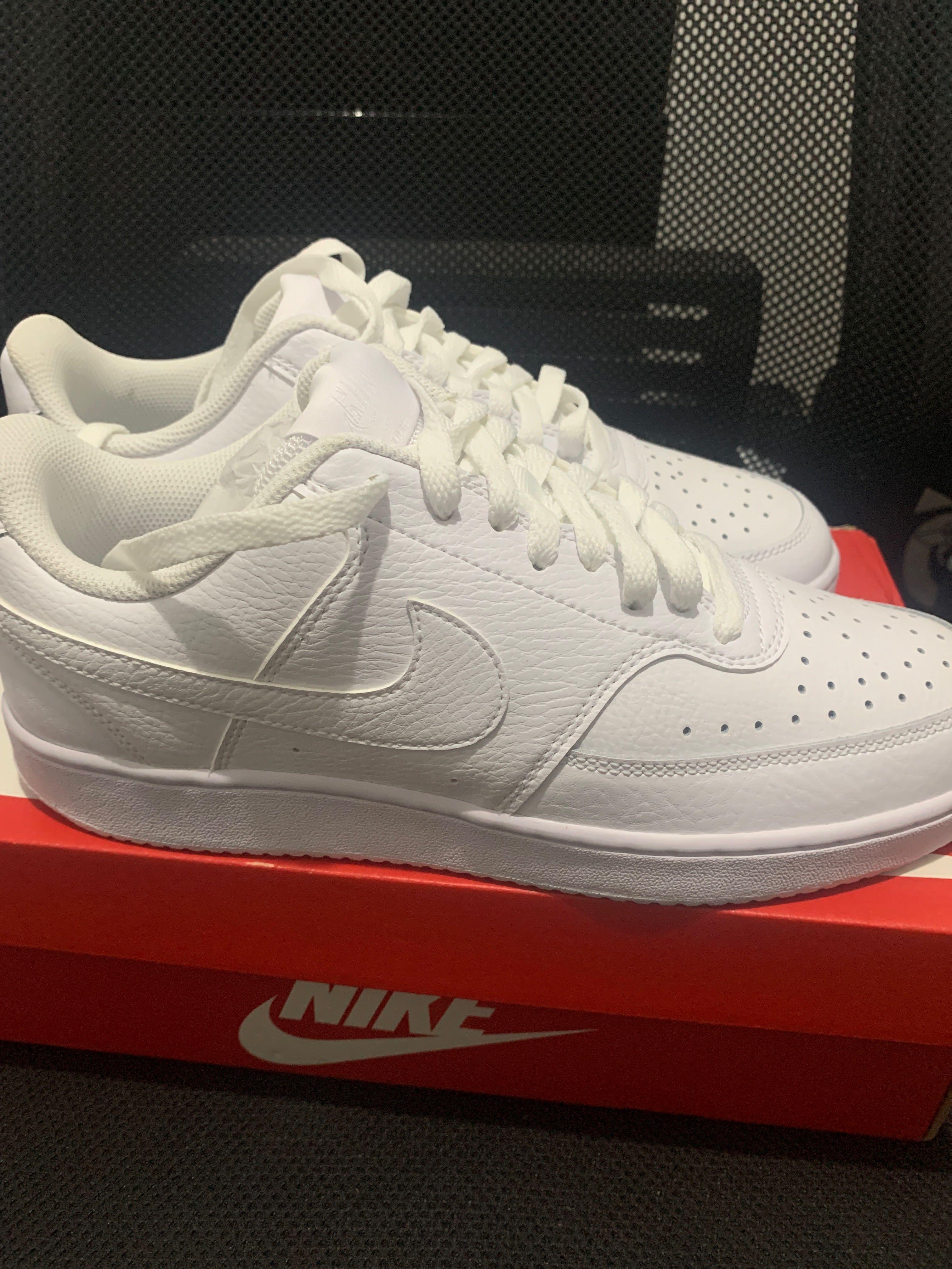 Nike Court Vision Low White, Men's Fashion, Footwear, Sneakers on Carousell
