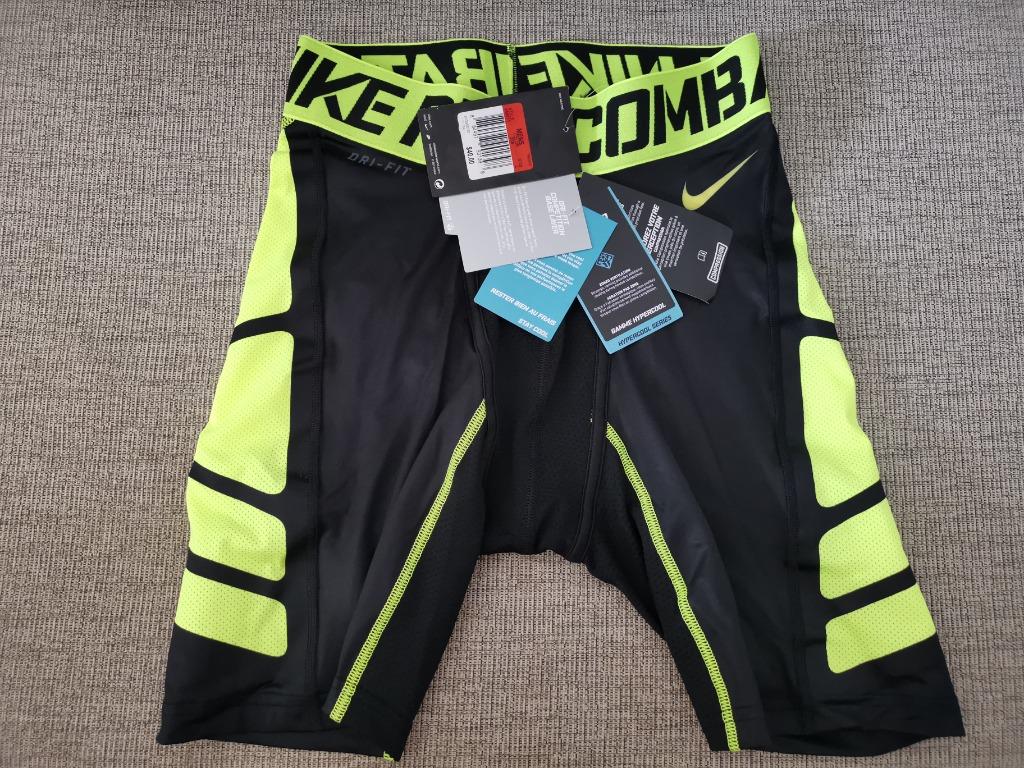 Nike Pro Combat Hypercool Compression 6" Short 2.0 - Black/Volt *BnWT*, Fashion, Activewear on Carousell