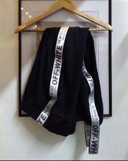 OFF WHITE side tape  TrackerPants