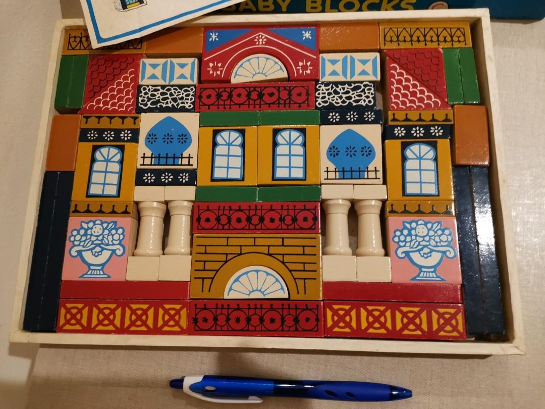 Vintage deals baby blocks